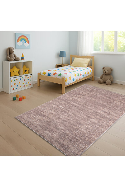 Bonny Home Nova Kahverengi Leke Tutmaz Yıkanabilir Kaymaz Çocuk Genç Odası Ha...