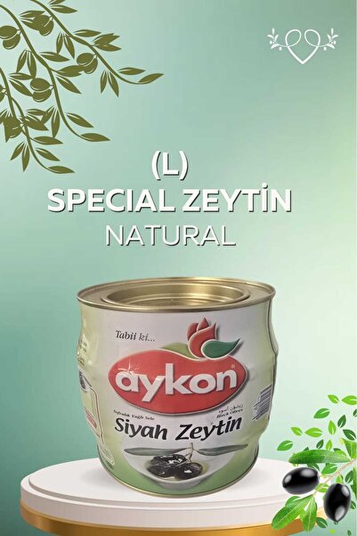 Aykon Siyah İribaş Zeytin 2 kg