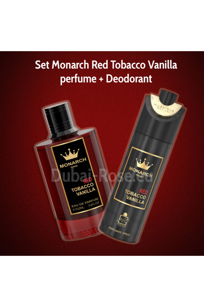 Milestone Set Monarch Red Tobacco Vanilla (parfum 100ml + Deodorant 200ml)