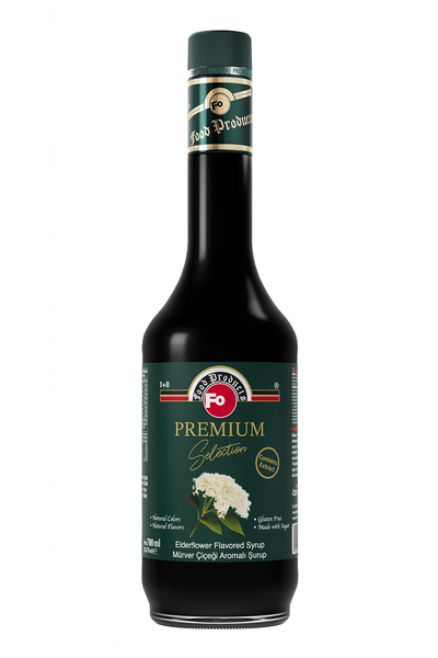 FO Mürver Çiçeği Aromalı Şurup - Premium 700 ml