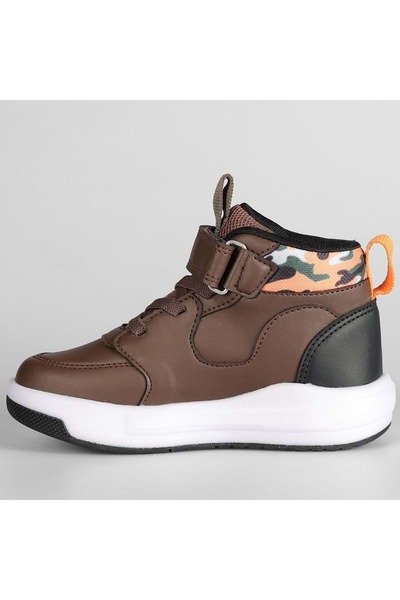 Vicco Dragus Phylon Rubber Sole Orthopedic Lighted Children's Boots Brown