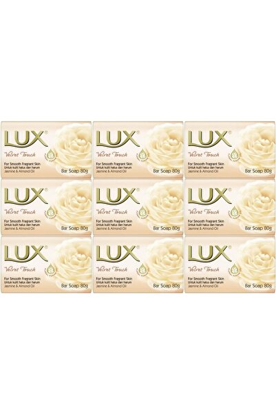 LUX صابون 80 جرام Velvet Touch (مجموعة من 9 قطع)
