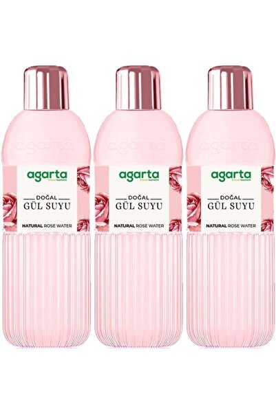 Agarta Doğal Gül Suyu 400ML (3 Lü Set)