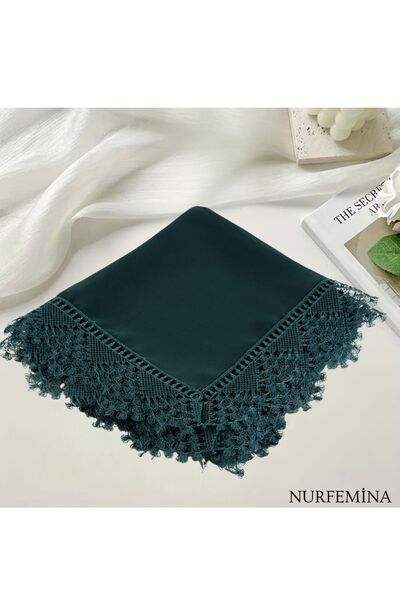 nurfemina Needlework Like Handcrafted Mevlüt & Prayer Cover – Dowry Headscarf Shawl |   Special Day and Gift”