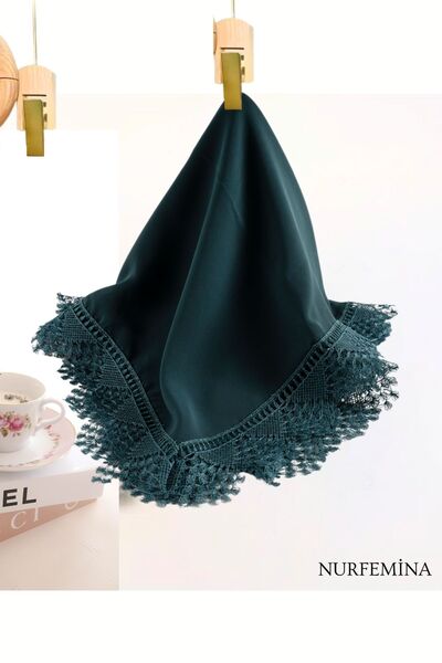 nurfemina Needlework Like Handcrafted Mevlüt & Prayer Cover – Dowry Headscarf Shawl |   Special Day and Gift”