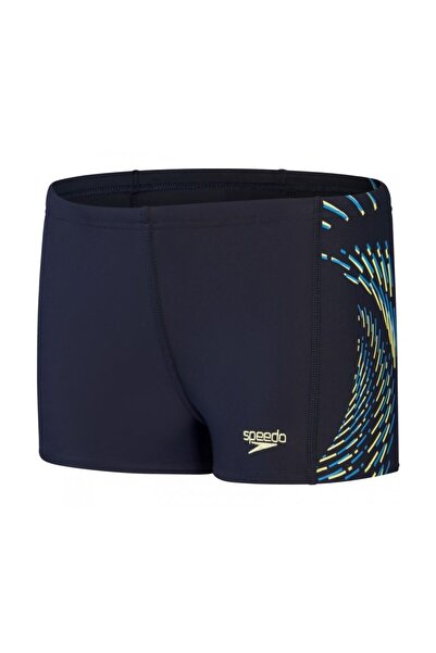 SPEEDO Boy's Navy Blue Swimsuit - Placement