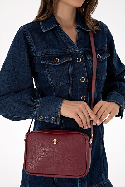 U.S. Polo Assn. Women's Burgundy Crossbody Bag 50311449-Vr014