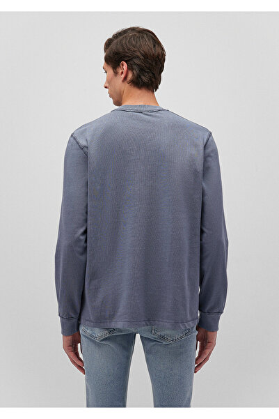 Mavi Довгорукава синя футболка Regular Fit / Нормальний крій 0612399-70871