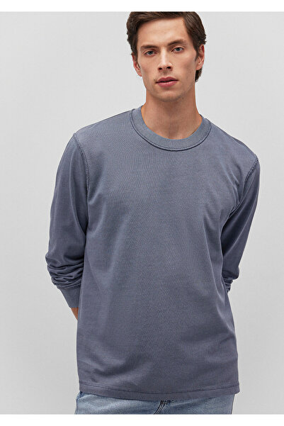 Mavi Довгорукава синя футболка Regular Fit / Нормальний крій 0612399-70871