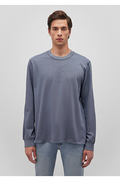 Mavi Довгорукава синя футболка Regular Fit / Нормальний крій 0612399-70871