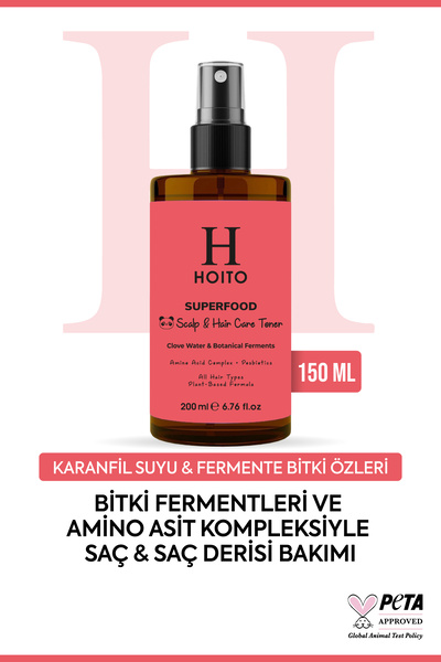 Hoito Saç Dökülmesi Karşıtı, Hızlı Saç Uzatma, Karanfil Suyu&Posbiyotik Saç&S...