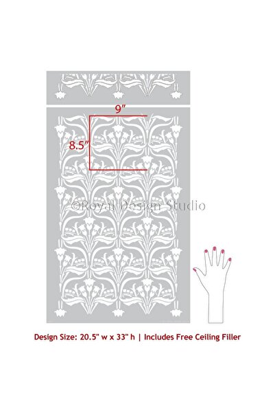 OEM Sablon Perete vopsire, tencuiala dimensiune 900x600 x mm grosime 0,7mm Au...