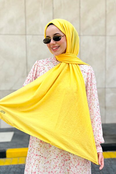 Armine Trend Natural Soft Shawl 66 Yellow Solid Color