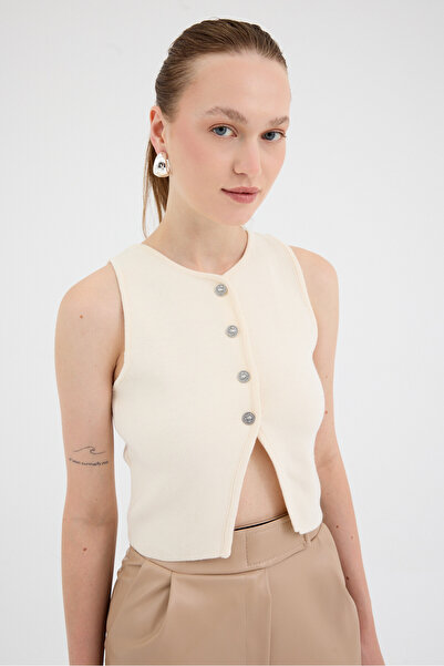 Rays 2275 Zero Sleeve Short Vest Natural