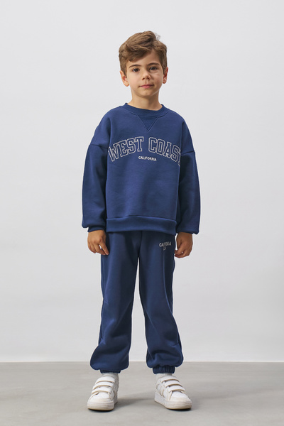 Minipodyum Set de trening pentru băiat, brodat, sus și jos