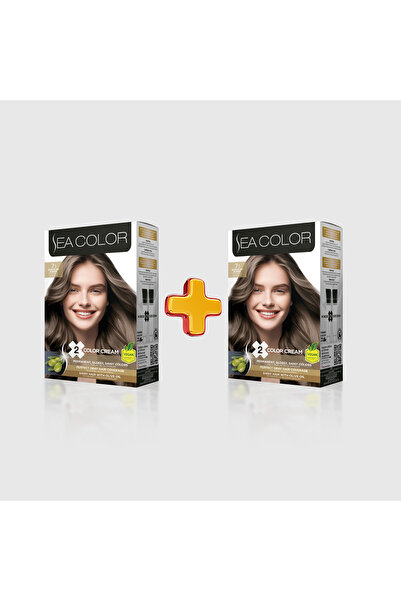 Sea Color 2'li Set Set Saç Boyası 7.1 Küllü Kumral