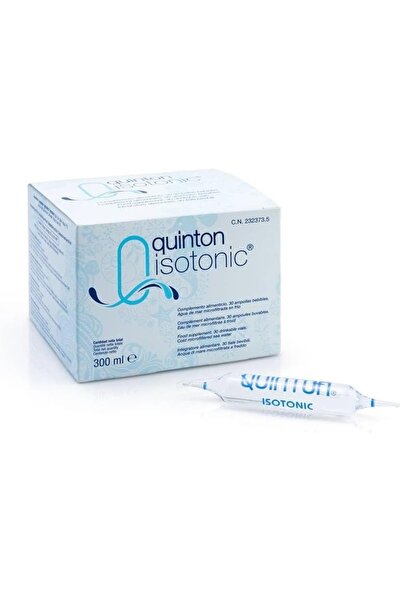 Quinton متساوي التوتر - 100% مياه بحر طبيعية مع المغنيسيوم والمعادن - 30 أمبولة صالحة للشرب