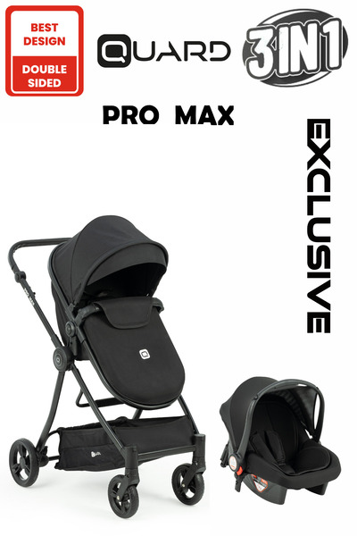 Promax Travel Sistem Bebek Arabası Siyah