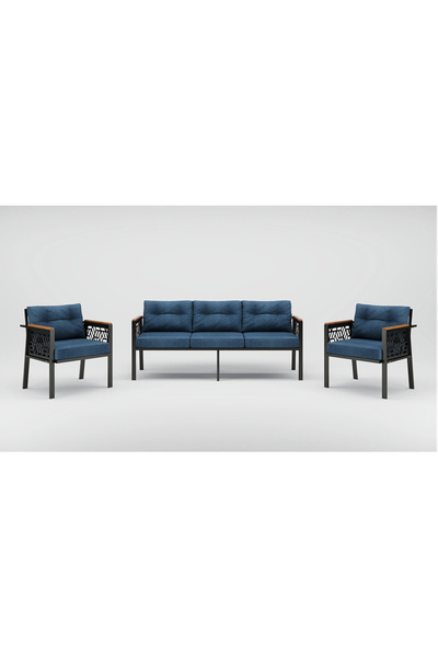 adımshops 3+1+1 MELİSA Balkon-bahçe-kafe Çay Seti Koltuk Oturma Takımı-oturma Grubu,ofis Koltuğu