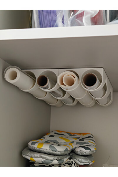 Aaron Boriss Mutfak Rulo Düzenleyici | Yağlı Kağıt, Folyo, Streç Film (1 Adet 2'li Ürün Gönderilmektedir)