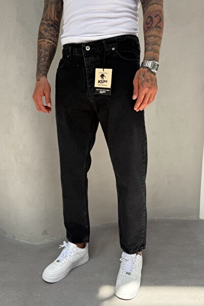 MADZEYMODA Dimljena teksas tkanina Boifriend Fit muške Jean Jeans KE-KSNUMKS