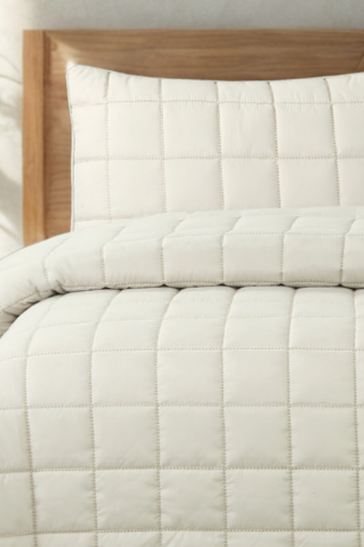 ZEBRACASA Alora Double Bedspread Set / Ecru