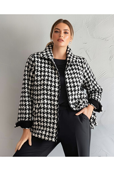 Hanezza Kaz Ayagı Desen | Kışlık Ceket