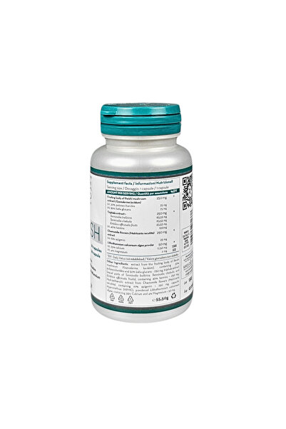 Kiros Diet RE:FRESH, Supliment Digestiv Și Detoxifiant Cu Ganoderma Și Triphala, 60 De Comprimate