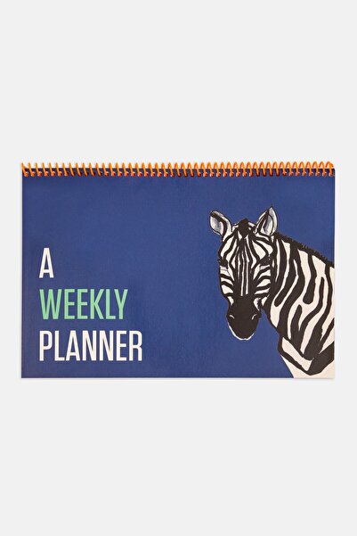 PK Design Blue Contrasting Set - Weekly Planners