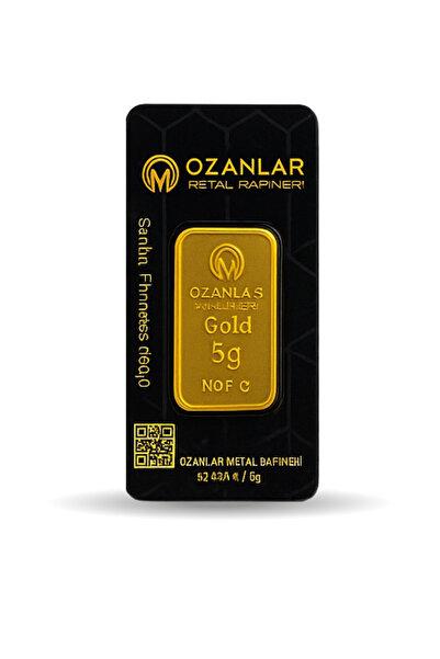 OZANLAR GOLD 5 gr 24 Ayar Ozanlar Külçe Altın