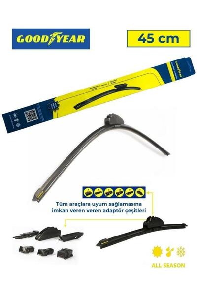Goodyear AERODYNAMİC CAM SİLECEĞİ 8 APARATLI UNIVERSAL 45 CM