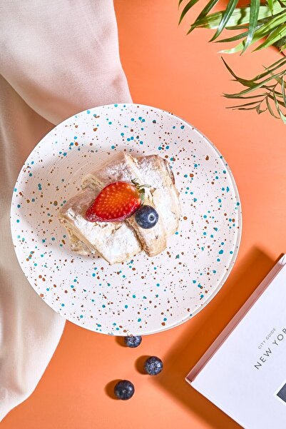 Lora Bianca Punti Pedestal Cake/Cake/Dessert Presentation Stand 21 cm