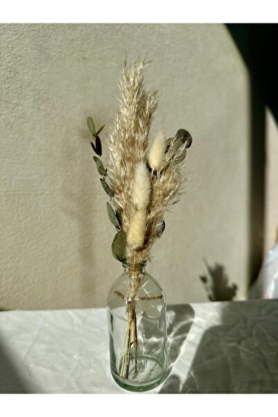 Mabeya باقة زهور في وعاء زجاجي، ديكور منزلي بوهيمي، تقديم القهوة، تنظيم، زهرة...