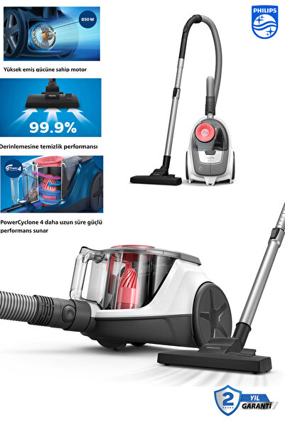 Philips Toz Torbasız Süpürge PowerCyclone Elektrikli Süpürge - Compact Güçlü