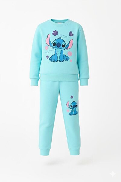 LİTTLE TORTOİSE Unisex tepláková souprava s potiskem Stitch