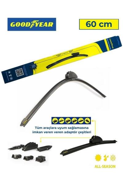 Goodyear AERODYNAMİC CAM SİLECEĞİ 8 APARATLI UNIVERSAL 60 CM