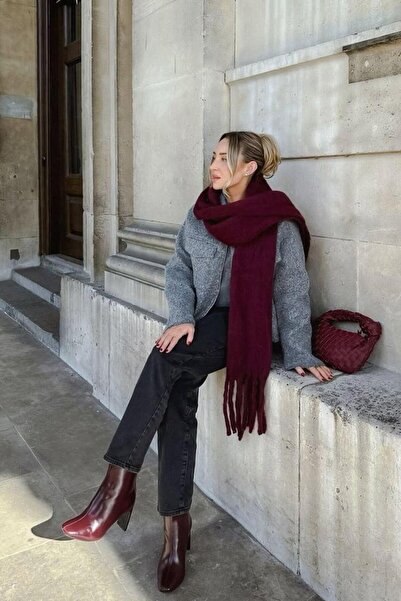 Goldmine Unisex lehká péřová bunda s kapucí, vínová