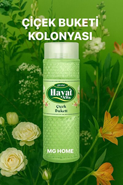 MG HOME 400 ML ÇİÇEK BUKETİ KOLONYASI HAYAT ALFA KOLONYASI BAYRAM KOLONYASI