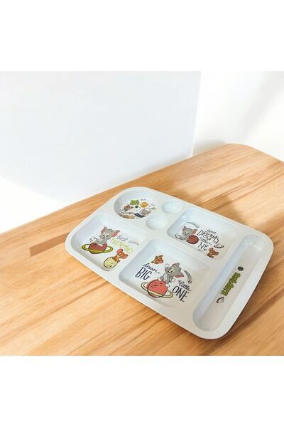 CEPHOME Figured Children's Compartmentalized Dinner Plate