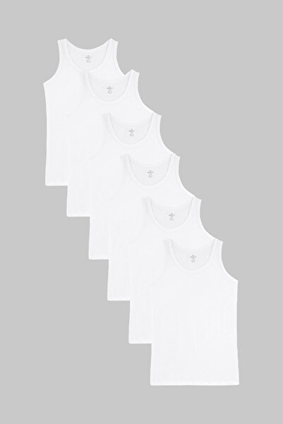 SİMENTİ قمصان داخلية رجالية مميزة من Simenti مكونة من 6 قمصان داخلية من القطن...