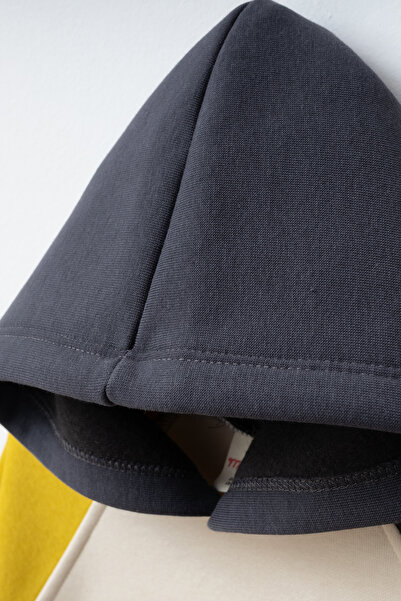 Minipodyum Σετ αθλητική φόρμα με εμπριμέ Color Block Boy's Bottom Top