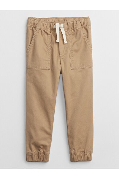 GAP Erkek Bebek Kahverengi Utility Pull-On Jogger Pantolon