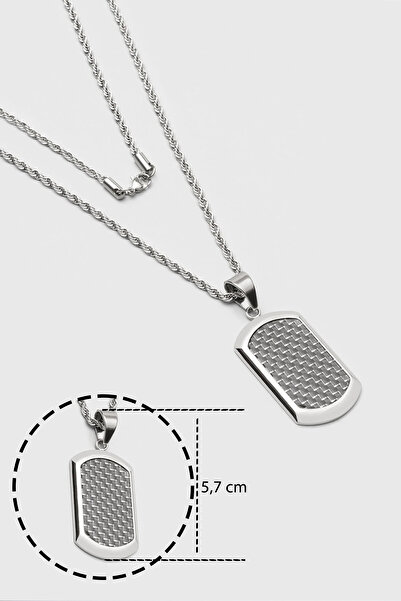So CHIC... Modern Stil 65 Cm Çelik Erkek Kolye