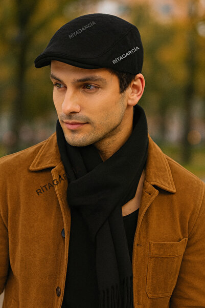 Ritagarcia Kışlık Siyah Spor Kasket