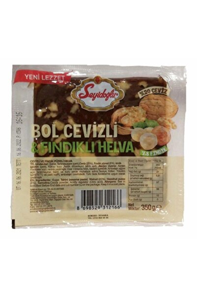 Seyidoğlu Yaz Helvası Bol Cevizli ve Fındıklı 350 gr