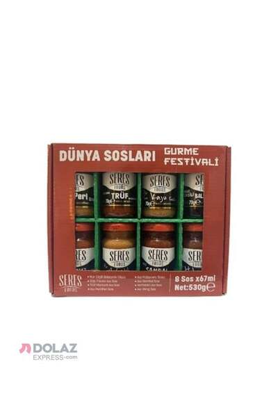 SERES GOURMET Seres Foods Dünya Sosları Gurme Festivali 67 ml x 8 ad