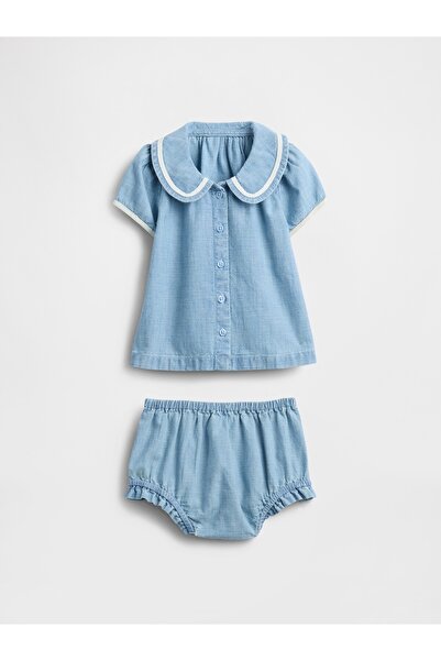 GAP Bebek Mavi Baby Denim Outfit Set