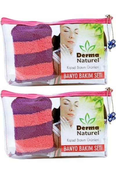 Derma Naturel مجموعة العناية بالحمام 4 قطع (مجموعة من قطعتين)