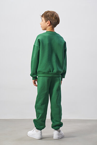 Minipodyum Σετ αγορίστικη φόρμα με λεπτομέρεια κεντήματος