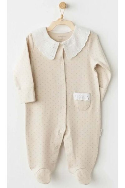 andywawa Kız Bebek Tulum BEJ